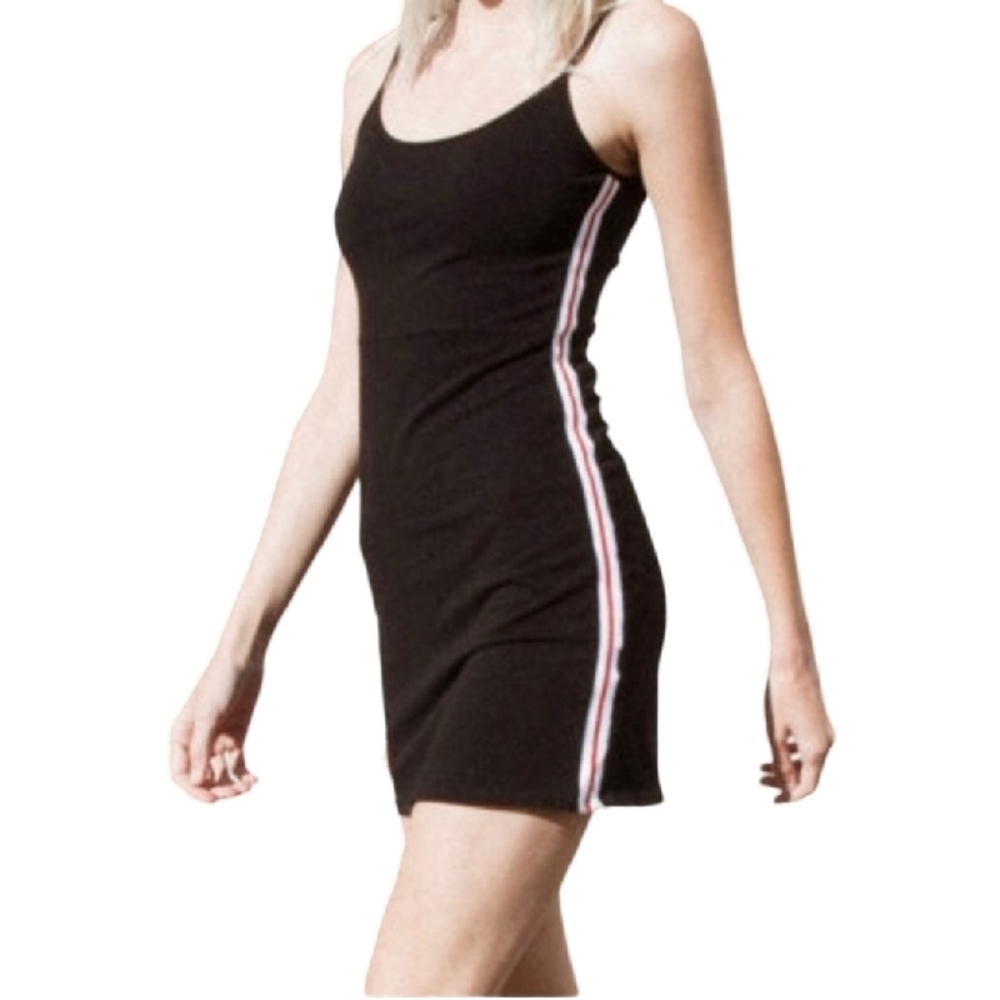 Brandy Melville Kyran Dress Red Stripe - OS